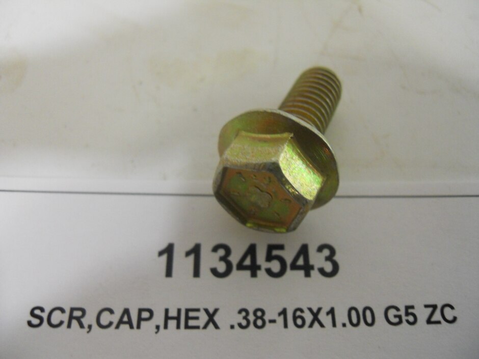 SCR,CAP,HEX .38-16X1.00 G5 ZC