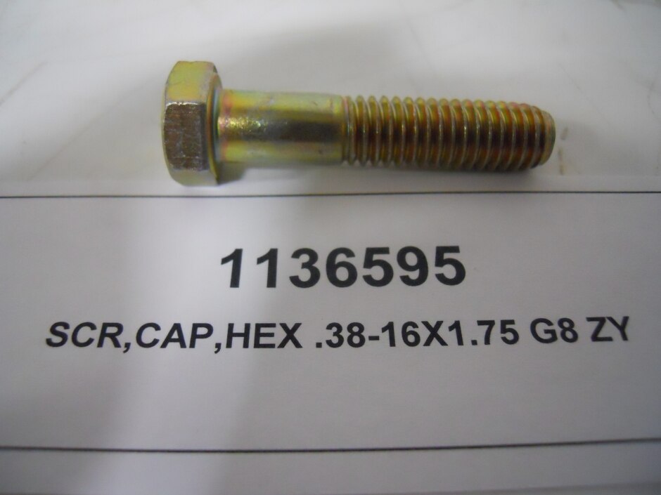 SCR,CAP,HEX .38-16X1.75 G8 ZY