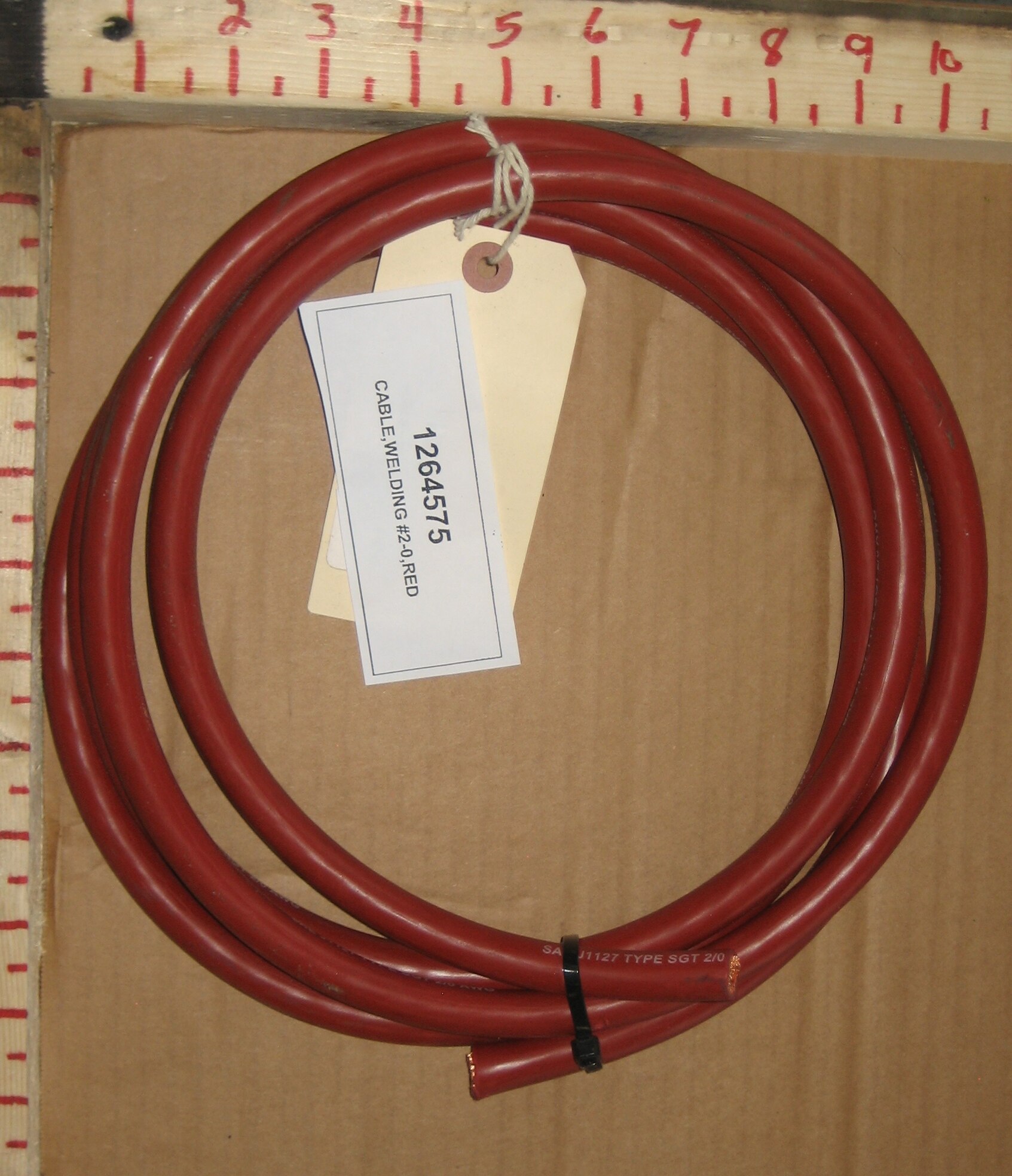 CABLE,WELDING #2-0,RED