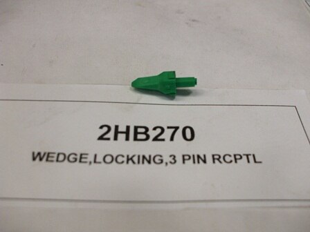 WEDGE,LOCKING,3 PIN RCPTL