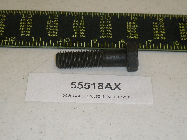 SCR,CAP,HEX .62-11X2.50 G8 P