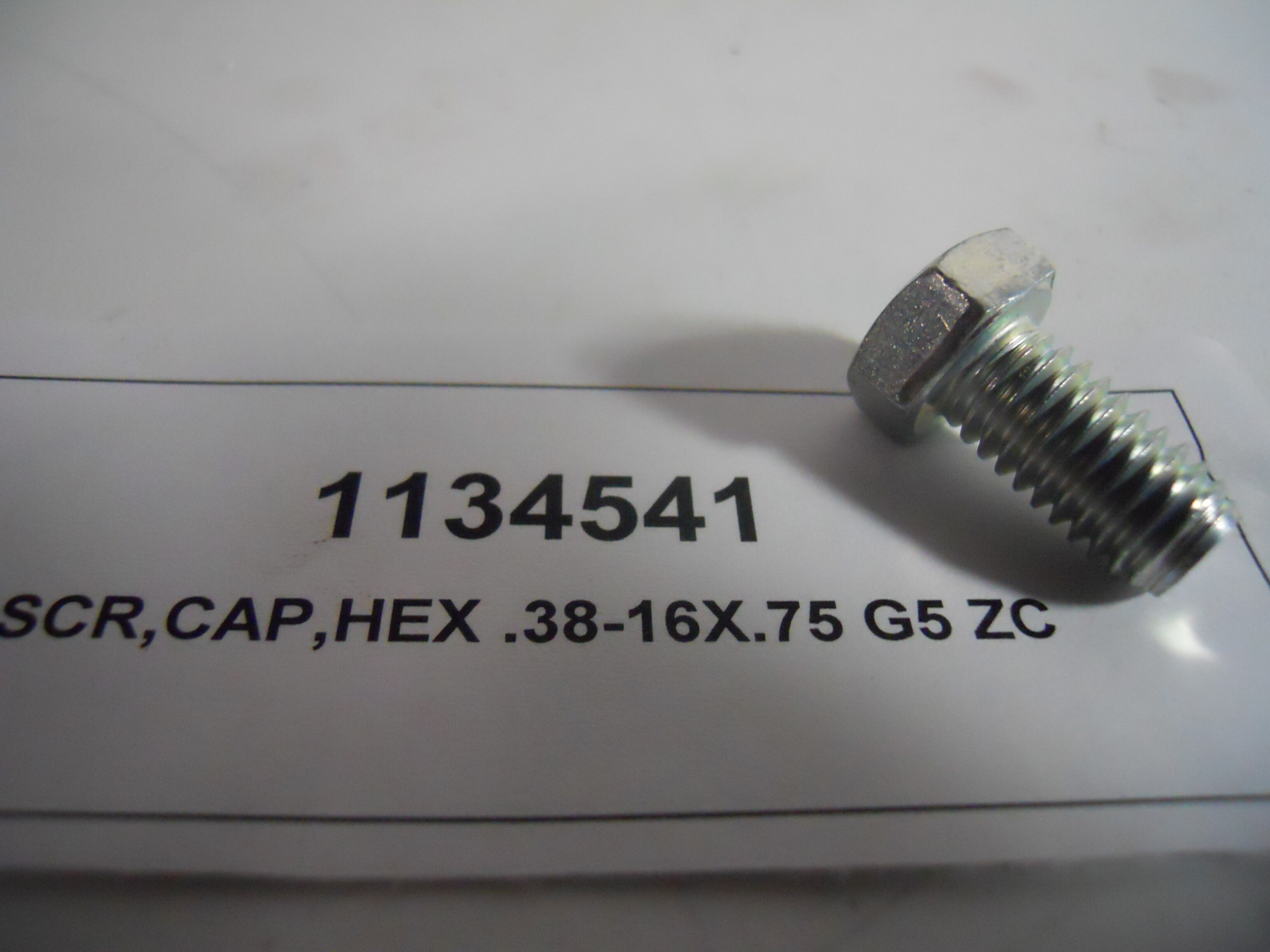 SCR,CAP,HEX .38-16X.75 G5 ZC