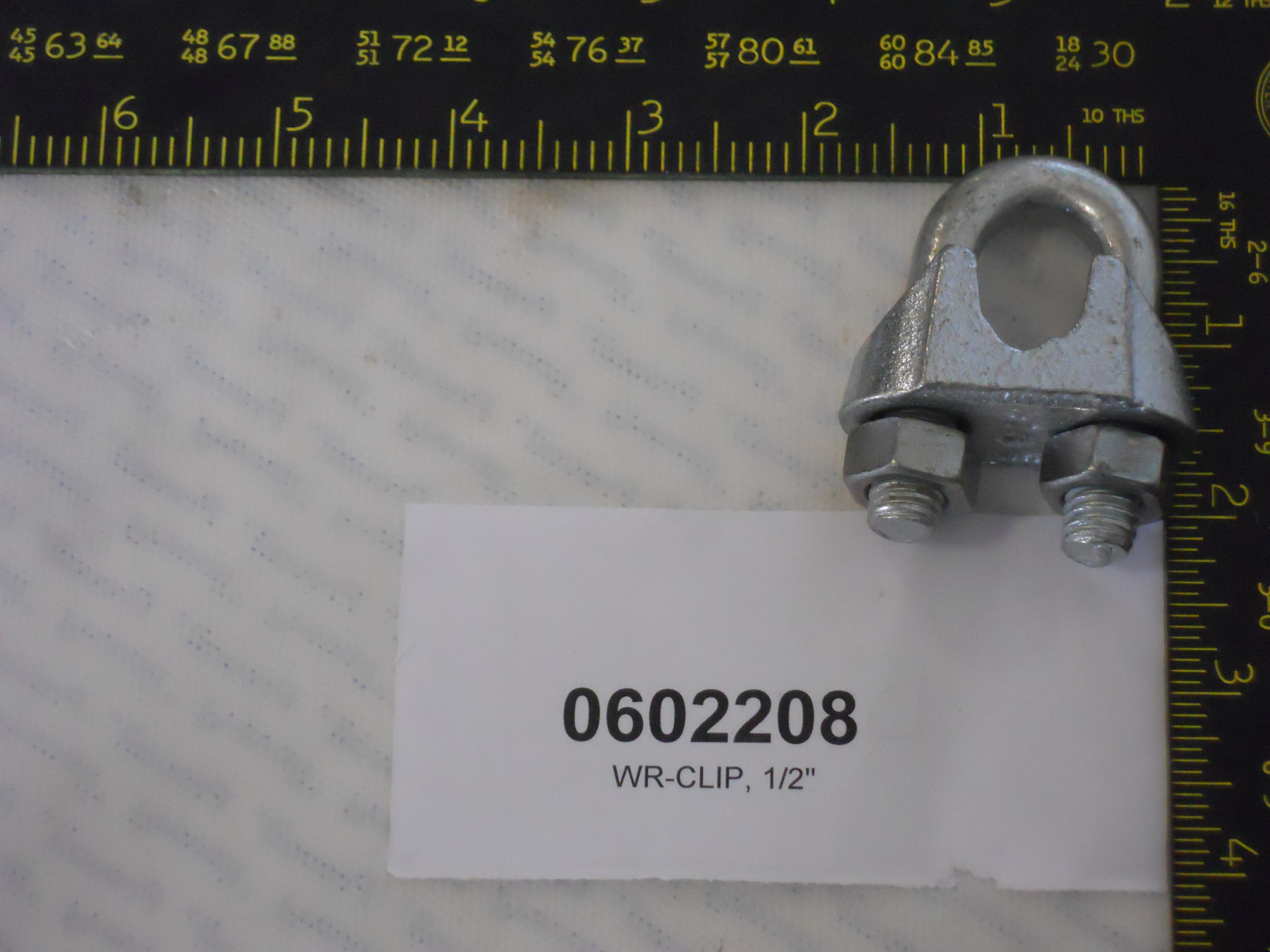 CLIP,1/2",WIRE ROPE